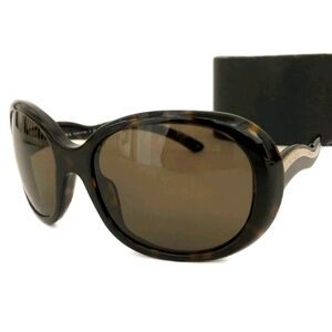 Prada Brown Oval Sunglasses